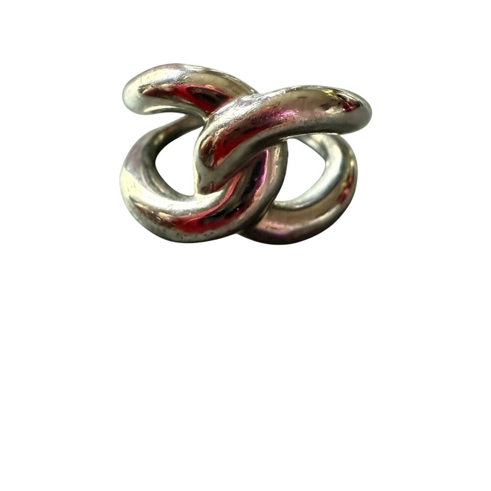 Michael Kors Silver Tone  Ring Size 6.25